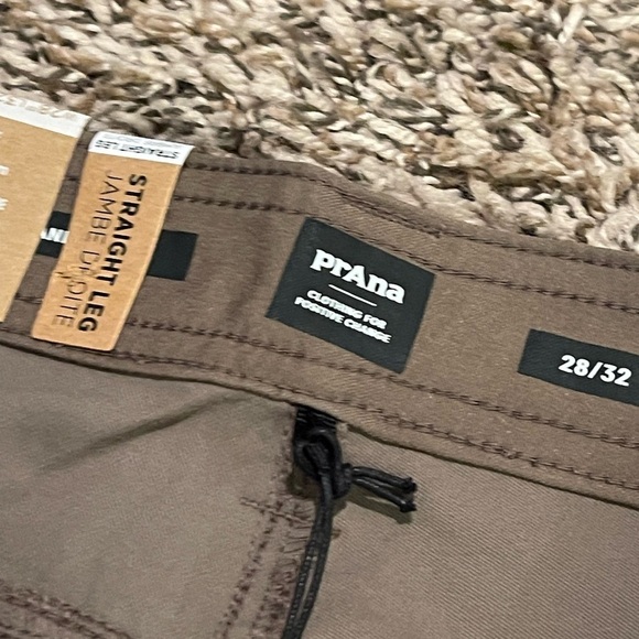 Prana Brion II NWT stretch color mud straight leg pants - Picture 4 of 14